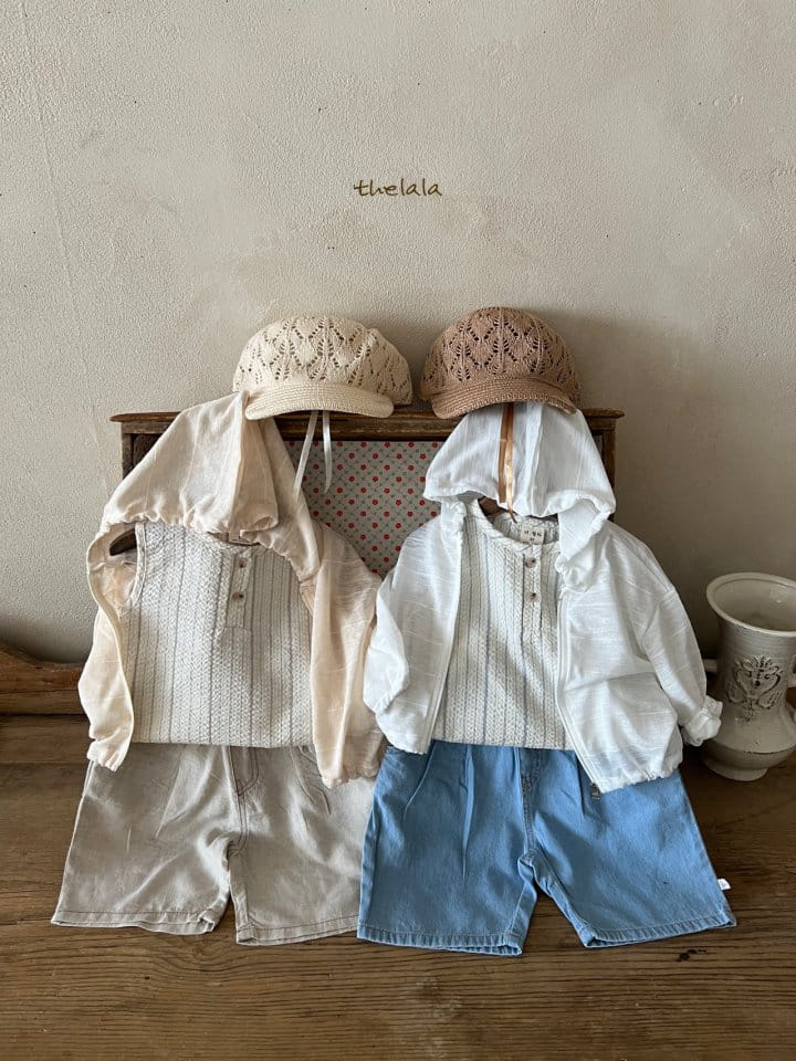 Lala - Korean Children Fashion - #kidzfashiontrend - Beach Hoody Zip Up - 5