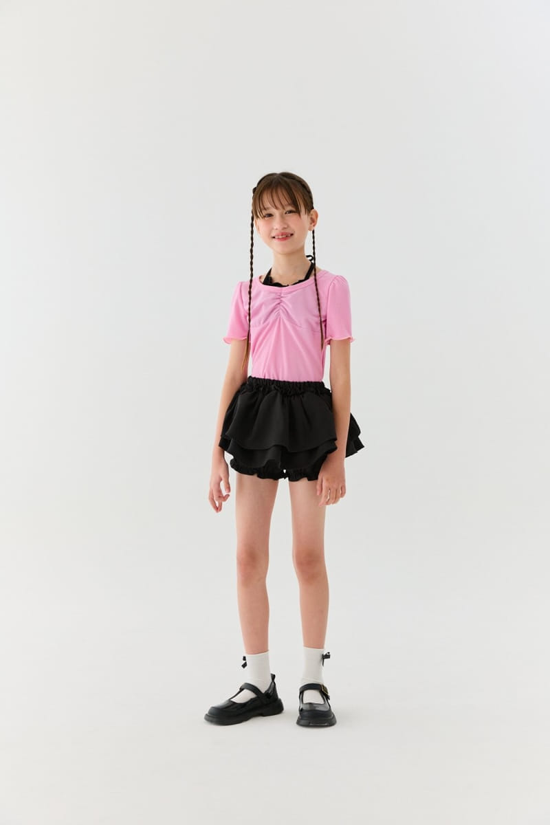 Lilas - Korean Children Fashion - #Kfashion4kids - Manlap Shirring Skirt