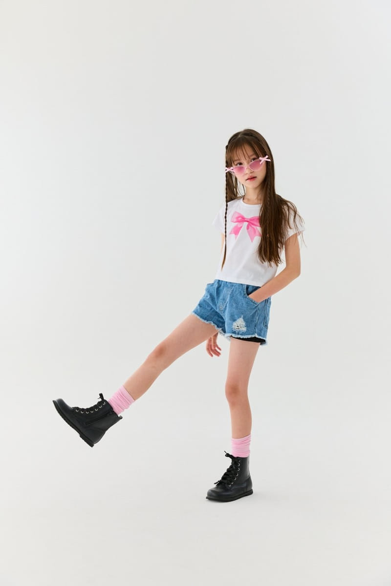Lilas - Korean Children Fashion - #childofig - You Can Denim Pants - 5