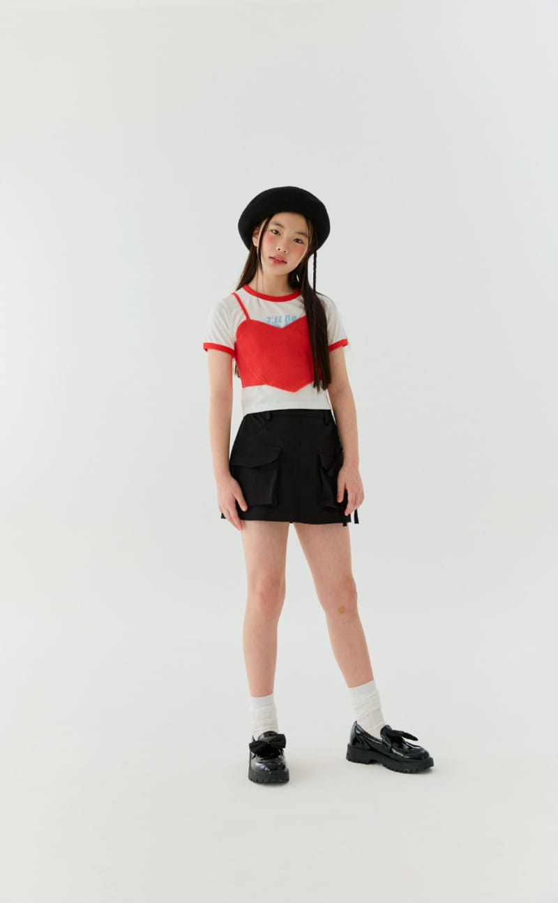 Lilas - Korean Children Fashion - #childofig - Heart Bustier  - 4