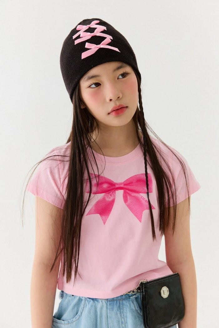 Lilas - Korean Children Fashion - #childofig - Pretty Fit Ribbom Tee