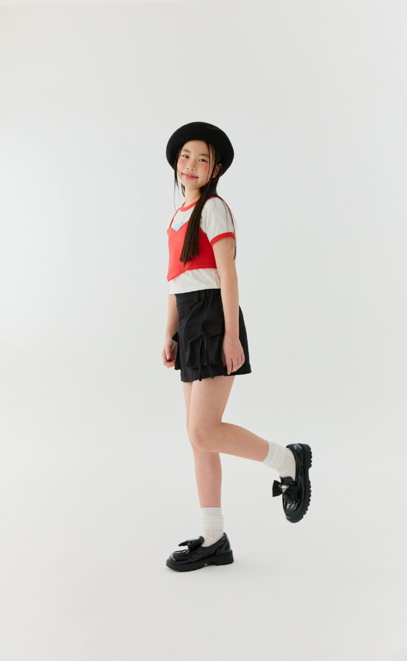 Lilas - Korean Children Fashion - #childrensboutique - Heart Bustier  - 5