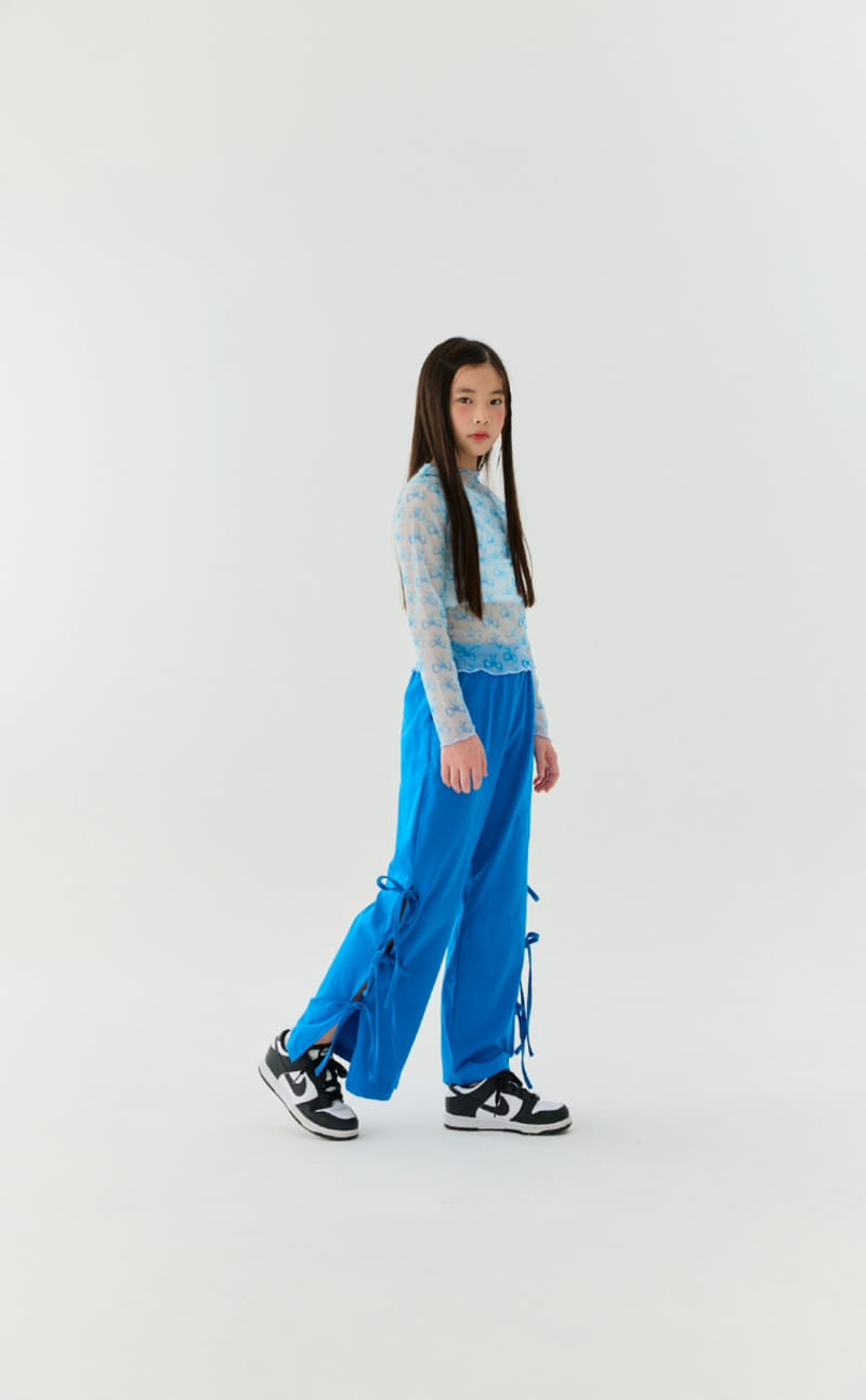 Lilas - Korean Children Fashion - #childrensboutique - Ribbon Wide Pants - 7