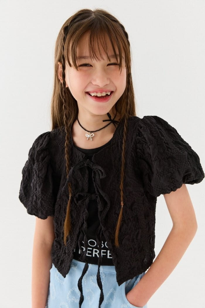 Lilas - Korean Children Fashion - #childrensboutique - Volume Sleeve Cardigan - 5