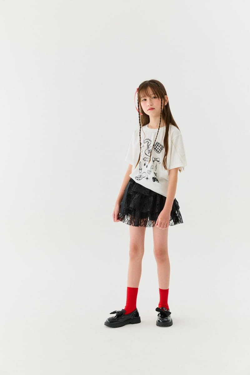 Lilas - Korean Children Fashion - #childofig - Bunny Cherry Long Tee - 4