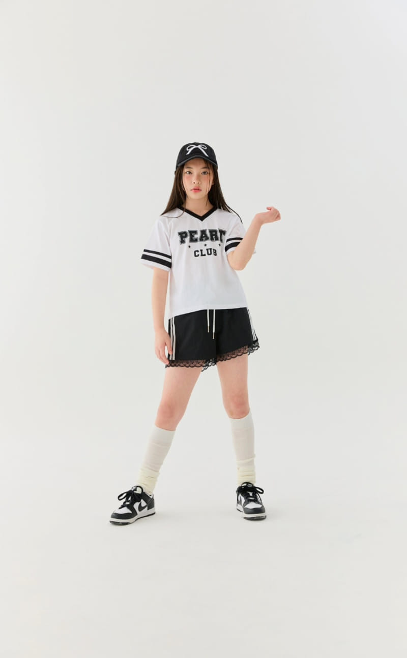 Lilas - Korean Children Fashion - #discoveringself - Five V Neck Tee - 3