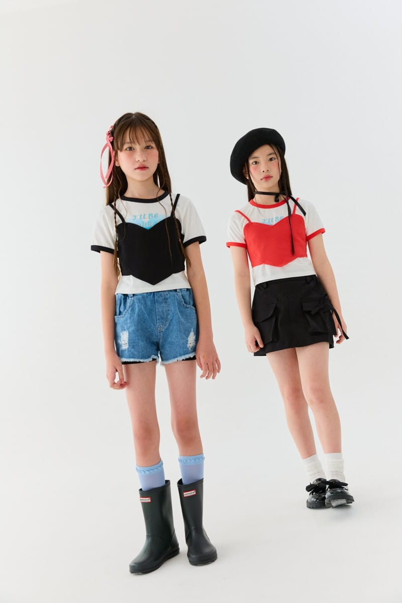 Lilas - Korean Children Fashion - #fashionkids - Heart Bustier  - 8