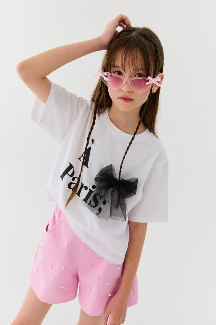Lilas - Korean Children Fashion - #fashionkids - Parry Silket Tee - 5