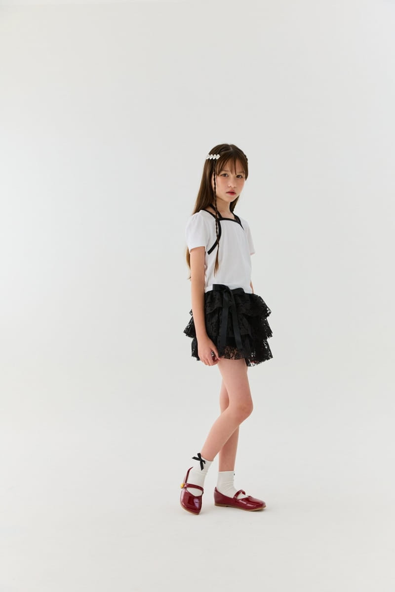 Lilas - Korean Children Fashion - #kidsshorts - Lina Halterneck Tee - 3