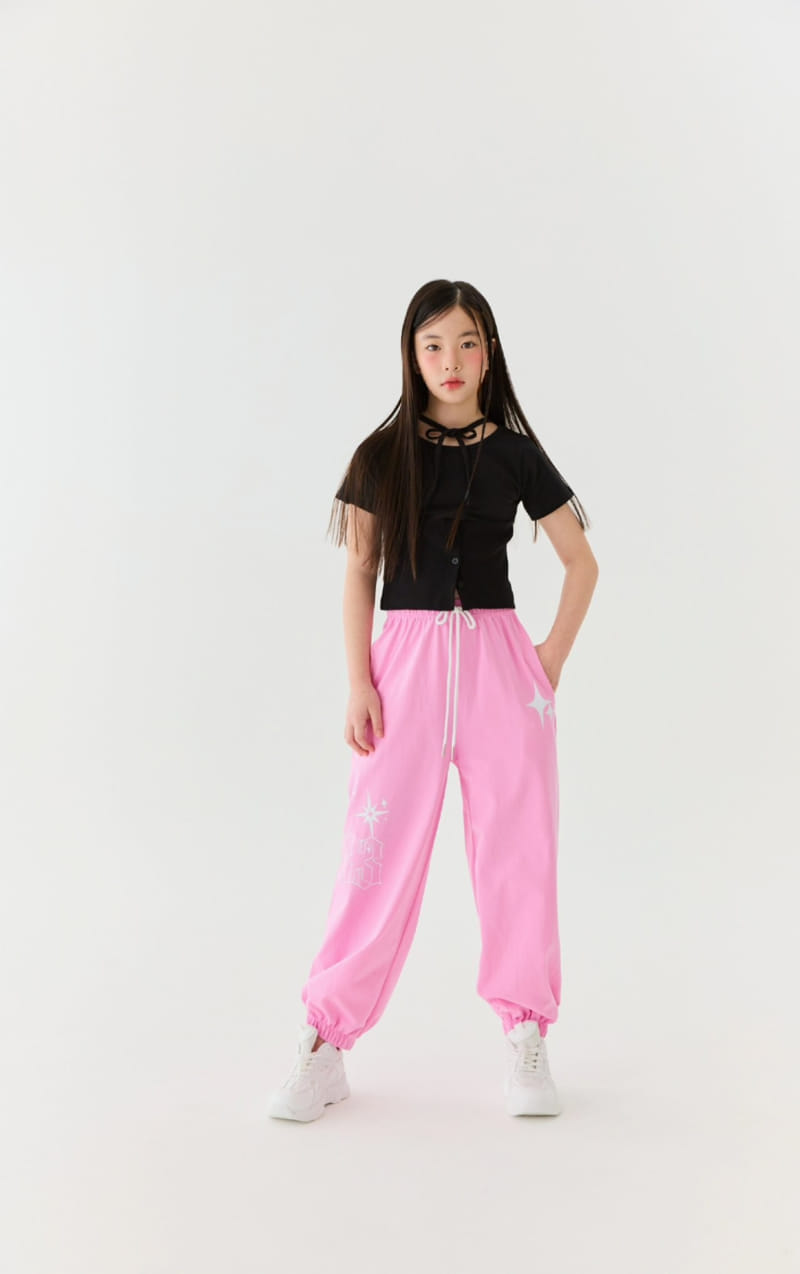 Lilas - Korean Children Fashion - #littlefashionista - Sparkle Jogger Pants