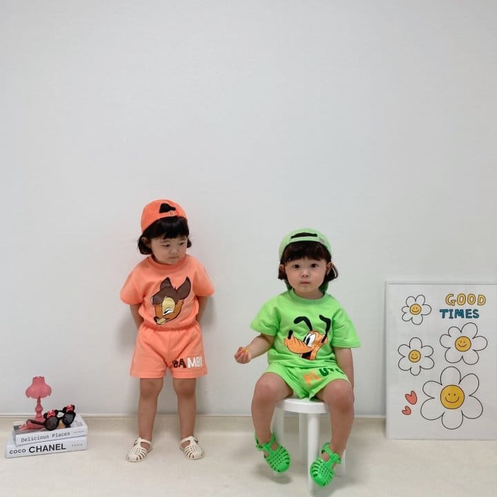 Little Rabbit - Korean Children Fashion - #Kfashion4kids - M Friends Top Bottom Set - 11