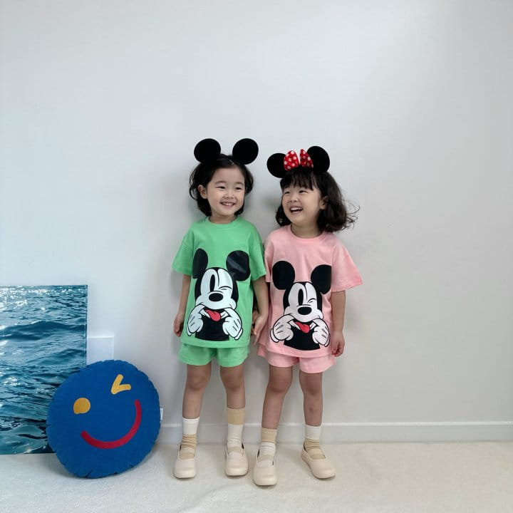 Little Rabbit - Korean Children Fashion - #childofig - Melong Top Bottom Set - 2