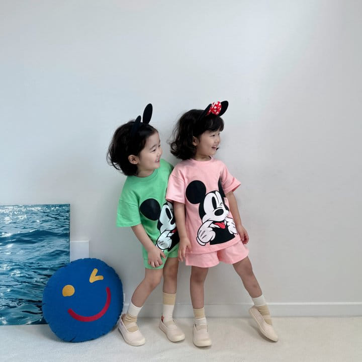 Little Rabbit - Korean Children Fashion - #childrensboutique - Melong Top Bottom Set - 3