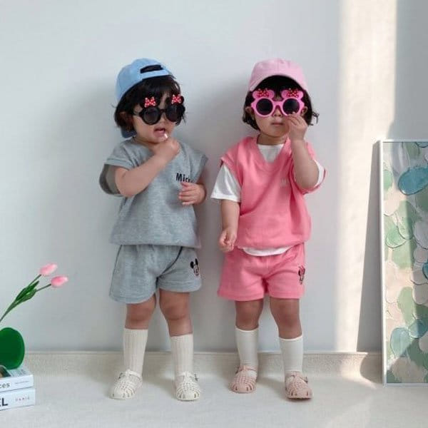 Little Rabbit - Korean Children Fashion - #kidsshorts - Jjin Jjin Top Bottom Set