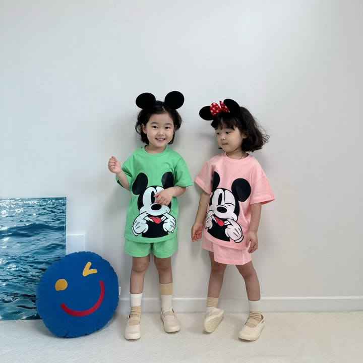 Little Rabbit - Korean Children Fashion - #kidsstore - Melong Top Bottom Set - 8