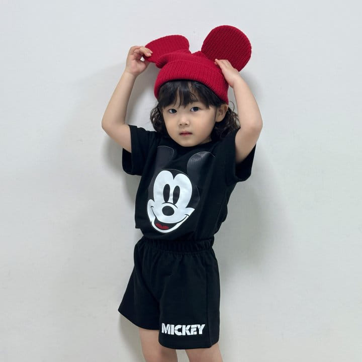 Little Rabbit - Korean Children Fashion - #minifashionista - Blakc M Top Bottom Set