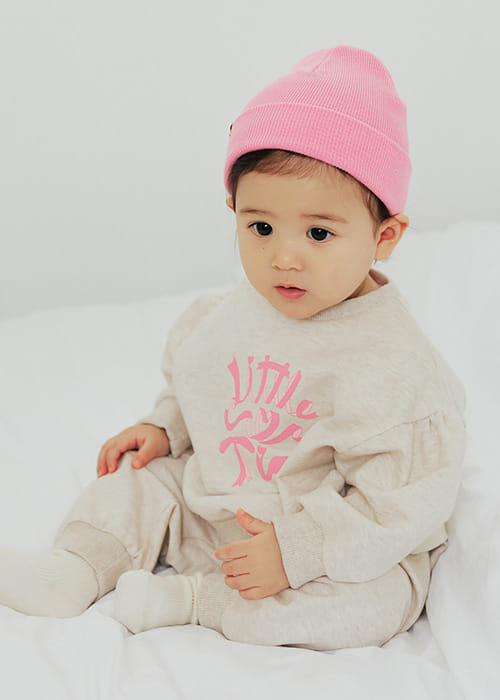 Littletini - Korean Baby Fashion - #babylifestyle - Point Top Bottom Set