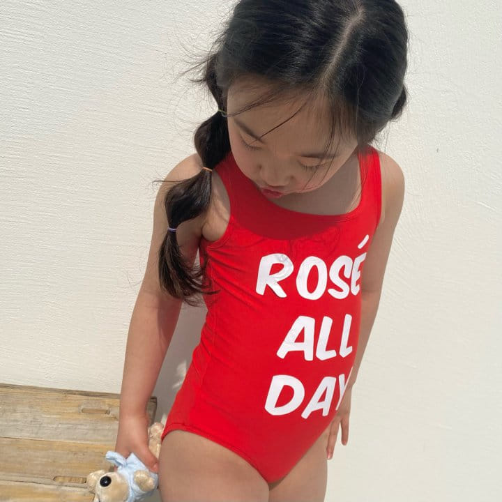 Log101 - Korean Children Fashion - #magicofchildhood - Rose Swim Wear - 2