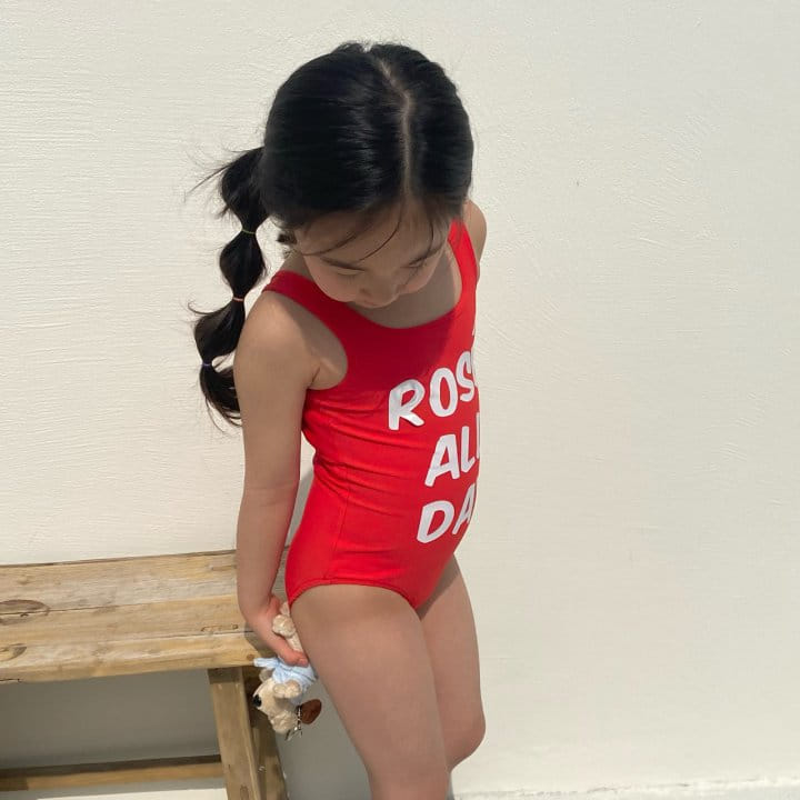 Log101 - Korean Children Fashion - #minifashionista - Rose Swim Wear - 3