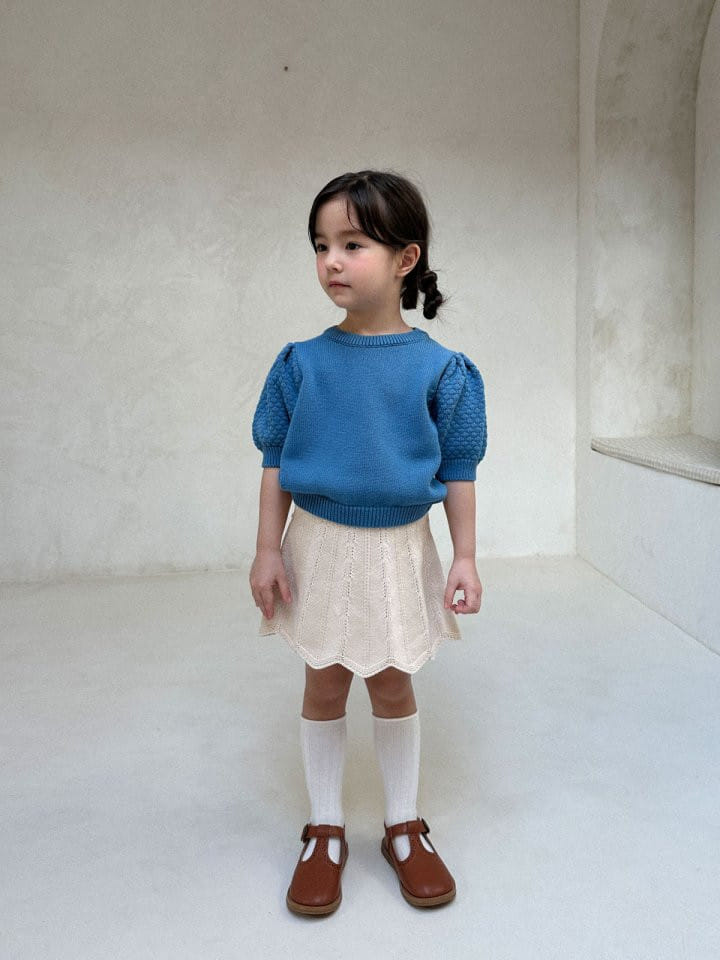 Lolobole - Korean Children Fashion - #childofig - Wave Knit Skirt - 10