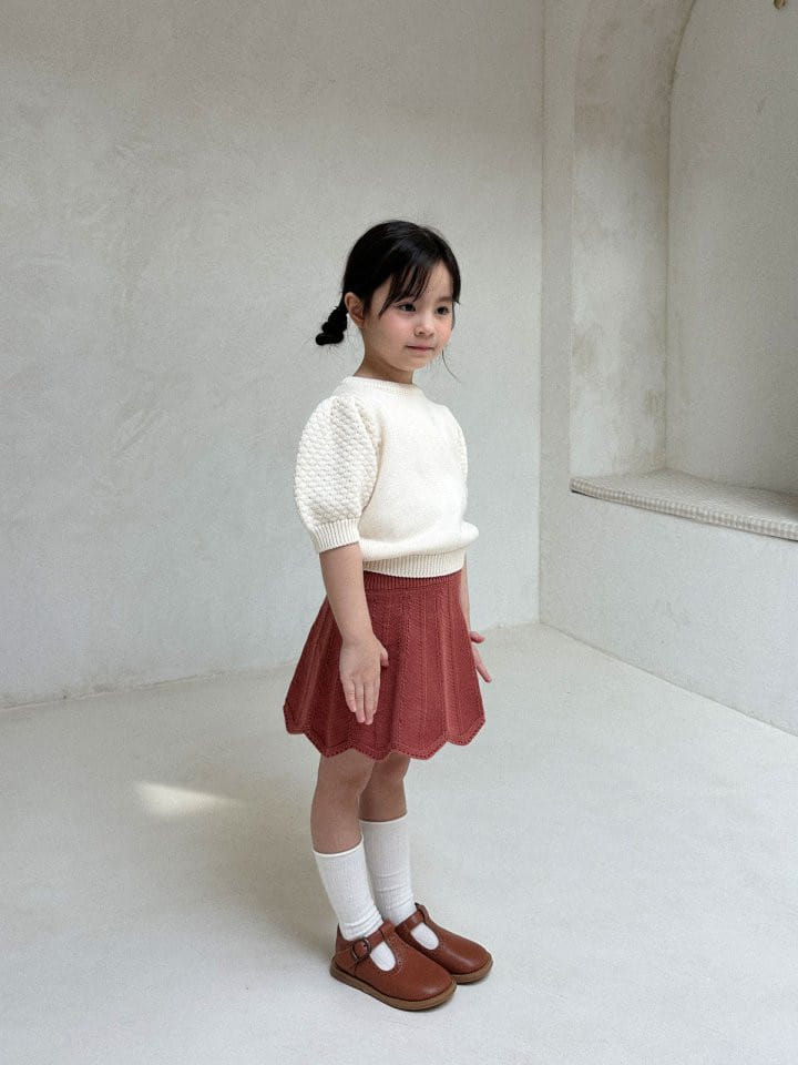 Lolobole - Korean Children Fashion - #childofig - Wave Knit Skirt - 11