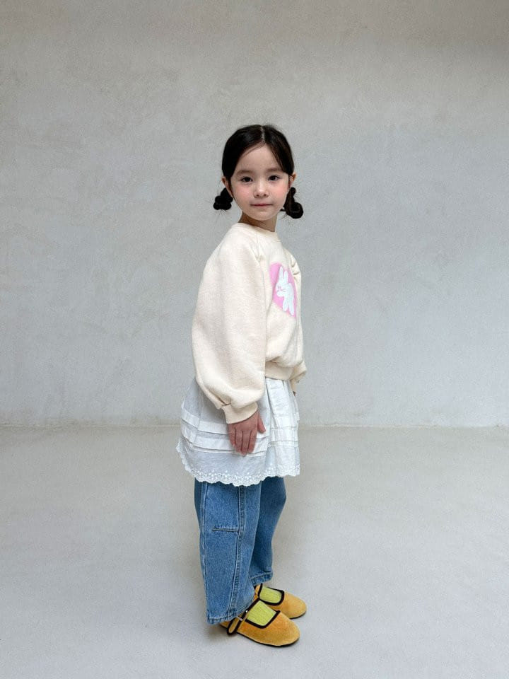 Lolobole - Korean Children Fashion - #designkidswear - Rabbit Shirring Sweatshirt - 10