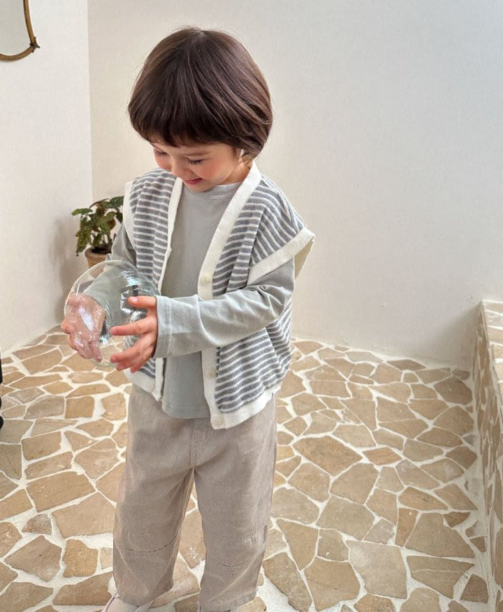 Lolobole - Korean Children Fashion - #kidzfashiontrend - Terry ST Vest - 2