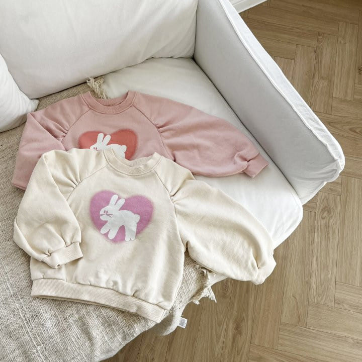 Lolobole - Korean Children Fashion - #kidzfashiontrend - Rabbit Shirring Sweatshirt