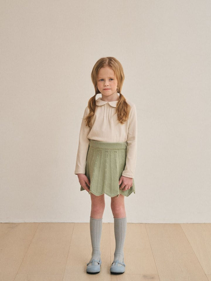 Lolobole - Korean Children Fashion - #magicofchildhood - Wave Knit Skirt - 7