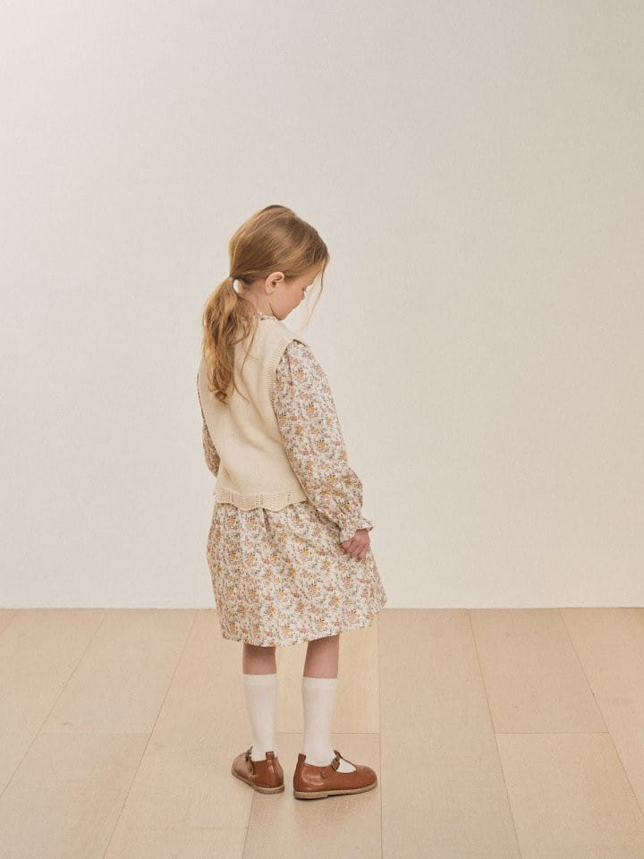 Lolobole - Korean Children Fashion - #magicofchildhood - Flower Vest - 6