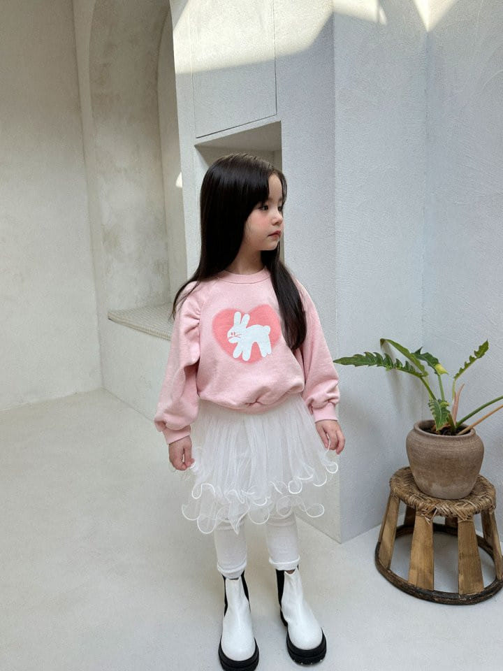 Lolobole - Korean Children Fashion - #minifashionista - Rabbit Shirring Sweatshirt - 5