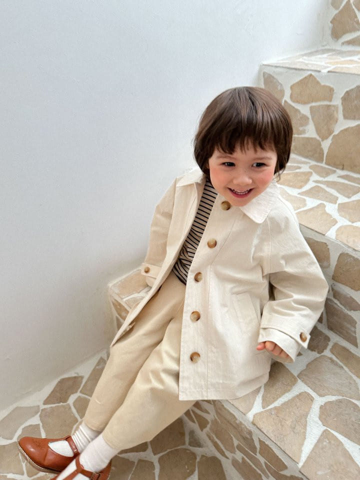 Lolobole - Korean Children Fashion - #todddlerfashion - Paris Trench Coat - 8