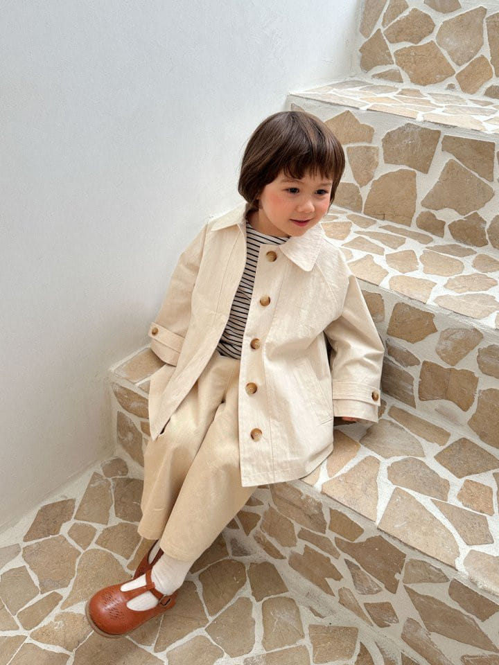 Lolobole - Korean Children Fashion - #toddlerclothing - Paris Trench Coat - 9