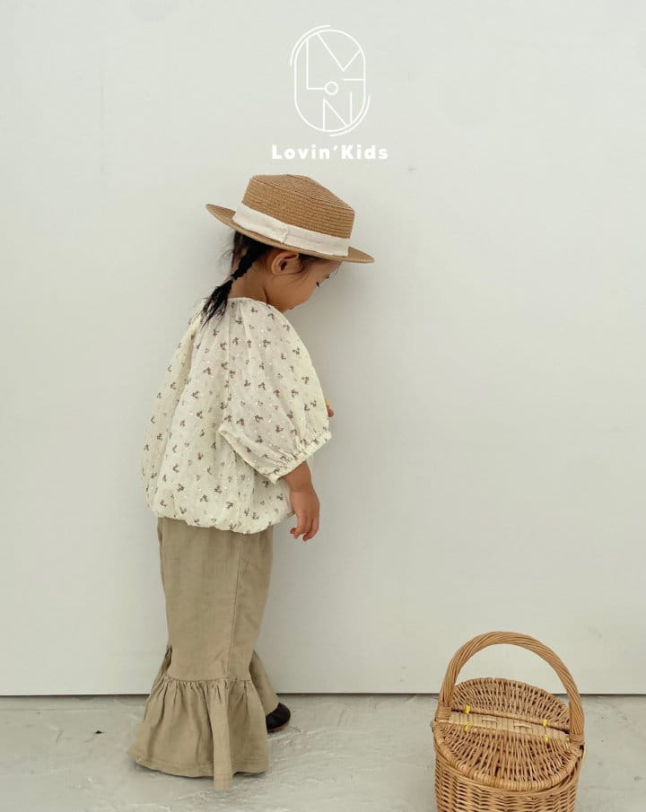 Lovin - Korean Children Fashion - #childofig - Puff Flower Blouse - 9