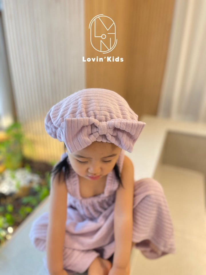 Lovin - Korean Children Fashion - #designkidswear - Bath One-Piece And Turban - 9