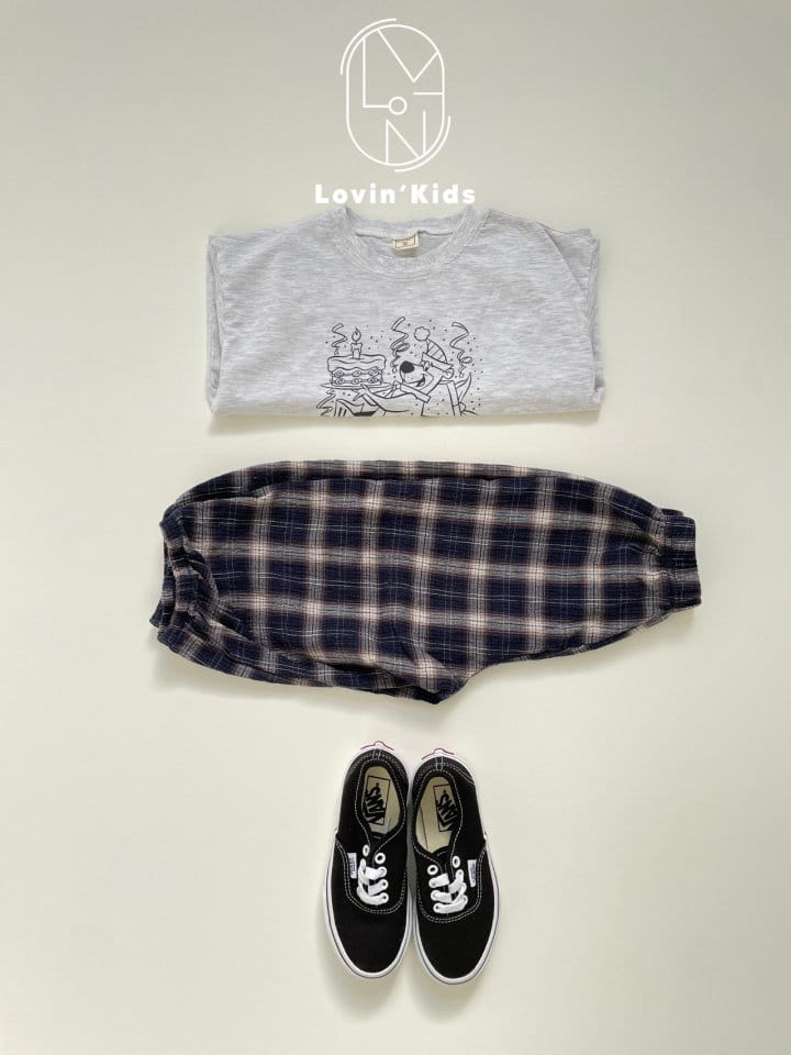 Lovin - Korean Children Fashion - #designkidswear - Summer Check Pants - 10