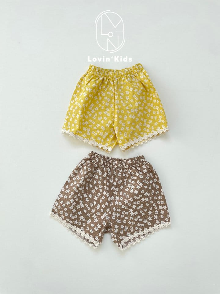 Lovin - Korean Children Fashion - #discoveringself - Flower Lace Shorts - 3