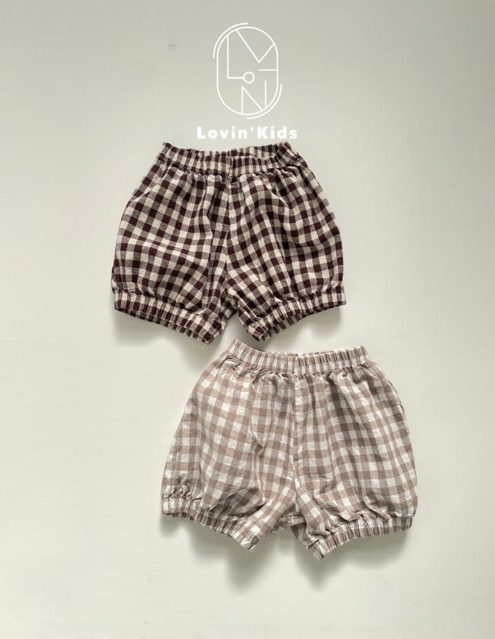 Lovin - Korean Children Fashion - #discoveringself - Check Pumpkin Pants - 2