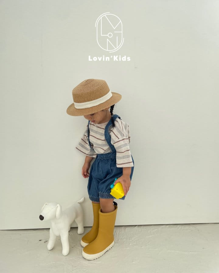 Lovin - Korean Children Fashion - #fashionkids - Dungarees Balloon Jeans - 10