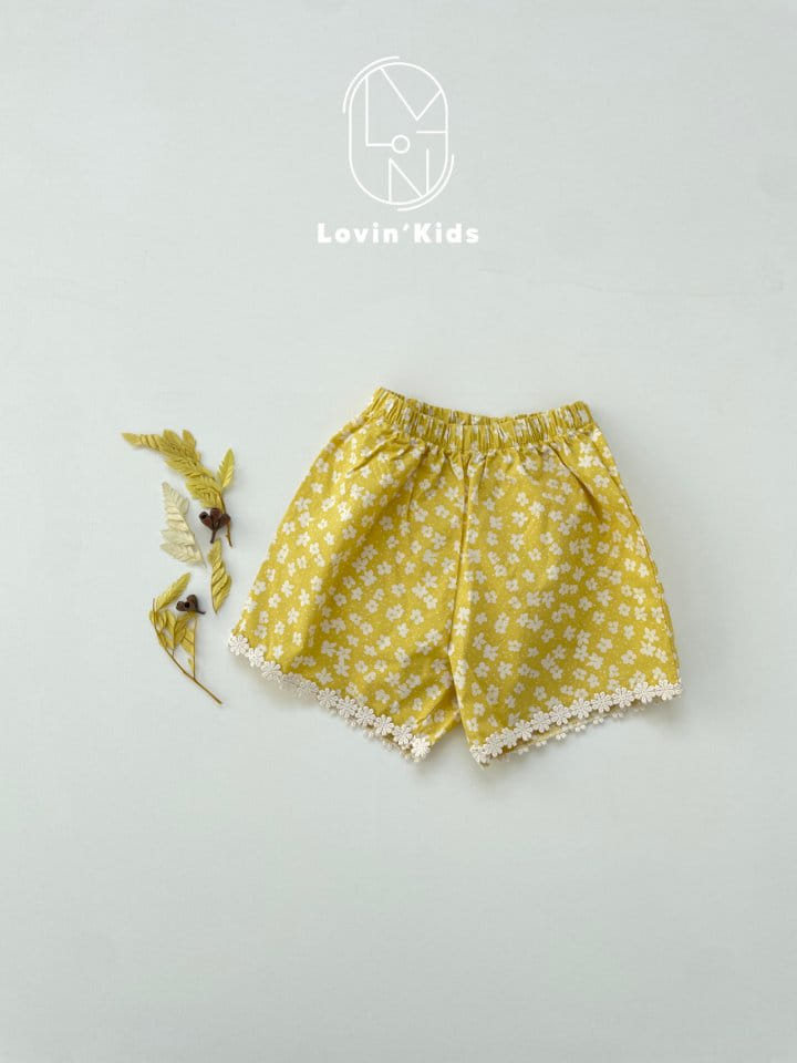 Lovin - Korean Children Fashion - #kidsshorts - Flower Lace Shorts - 5
