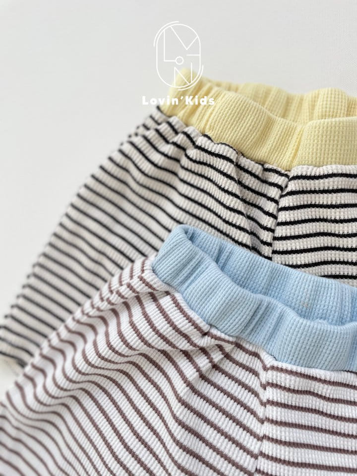 Lovin - Korean Children Fashion - #kidsshorts - Line Shorts - 6