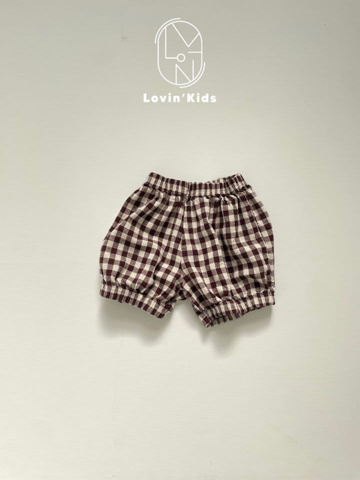 Lovin - Korean Children Fashion - #kidsstore - Check Pumpkin Pants - 5
