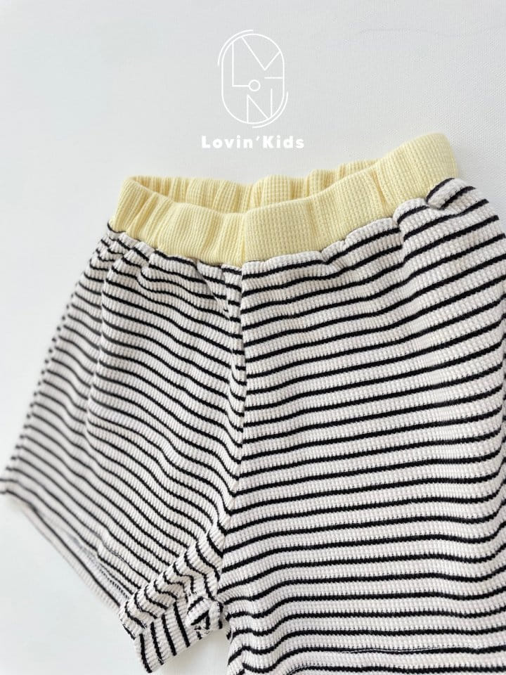 Lovin - Korean Children Fashion - #kidsstore - Line Shorts - 7