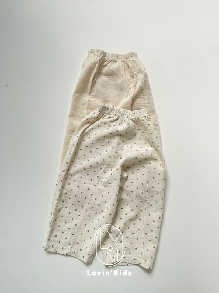 Lovin - Korean Children Fashion - #kidzfashiontrend - Linen Slit Pants - 5