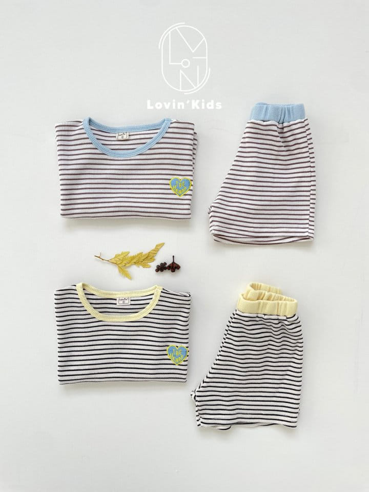 Lovin - Korean Children Fashion - #kidzfashiontrend - Line Shorts - 8