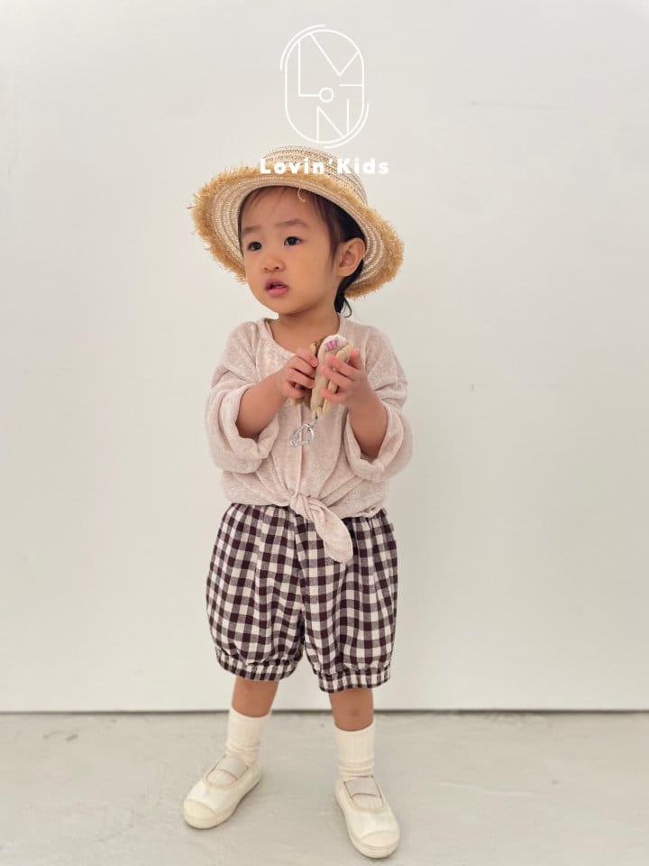 Lovin - Korean Children Fashion - #minifashionista - Check Pumpkin Pants - 10