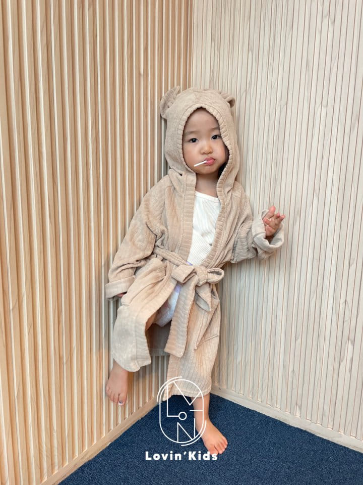 Lovin - Korean Children Fashion - #todddlerfashion - Bathrobe - 5