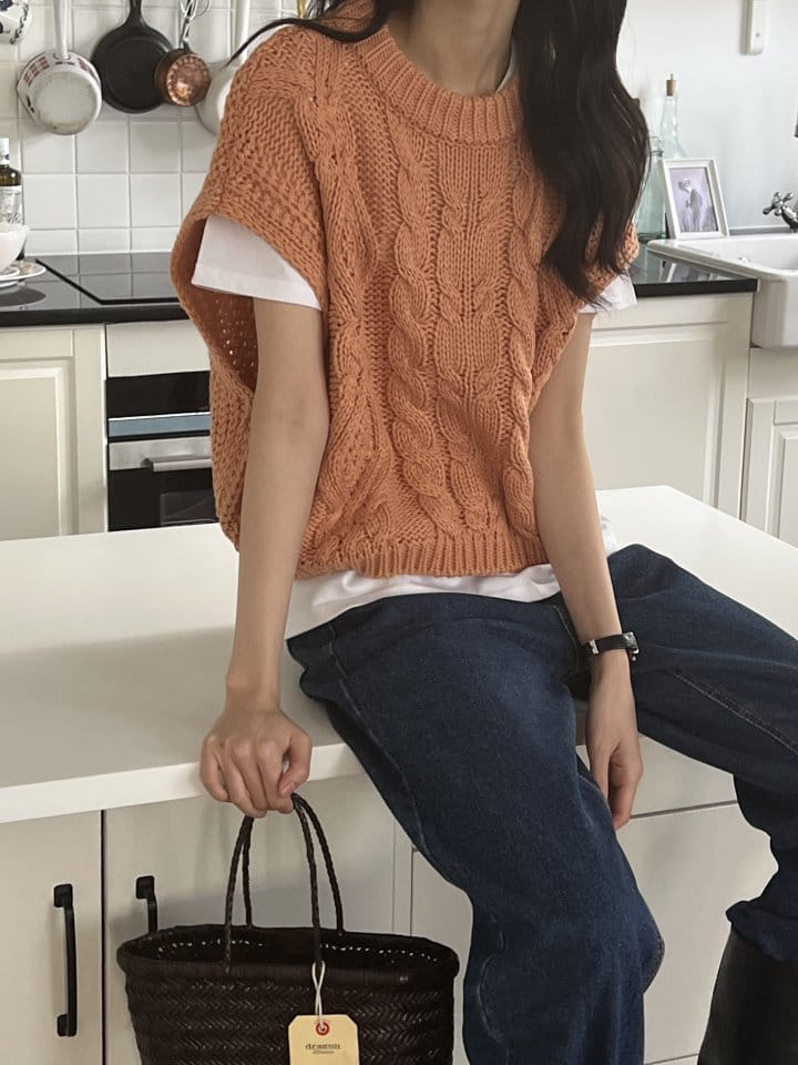 Lowell - Korean Women Fashion - #shopsmall - Dear Knit Vest - 4