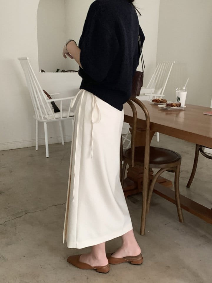 Lowell - Korean Women Fashion - #vintageinspired - Lotte Wrap Skirt - 4