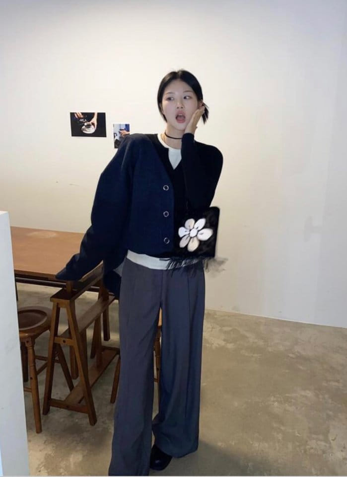 Lowell - Korean Women Fashion - #womensfashion - Bitter Bocowl Cardigan - 2